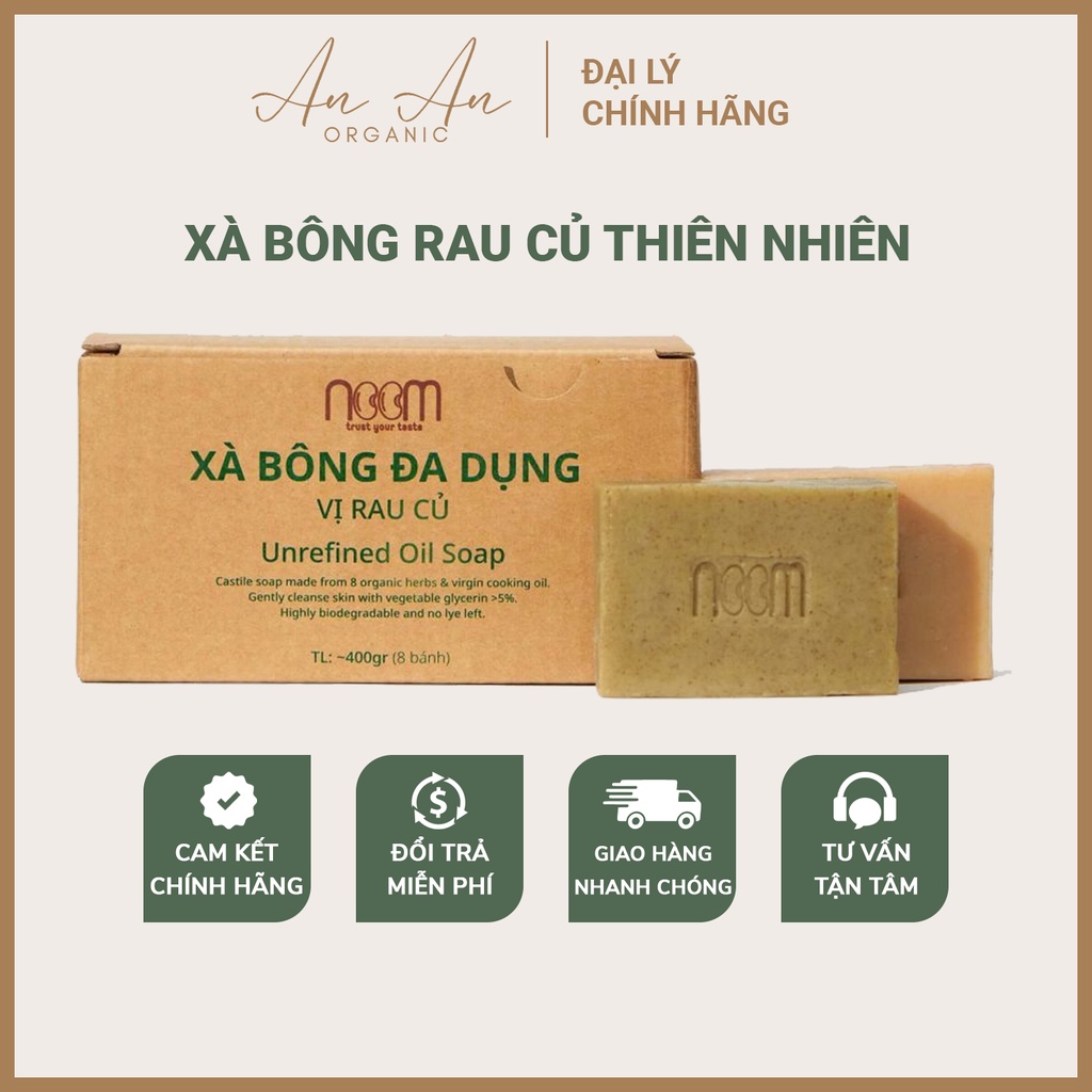 Xà phòng rau củ thiên nhiên Noom - mùi ngẫu nhiên