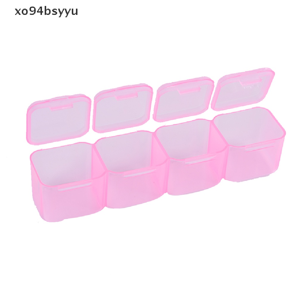 Hộp Nhựa 28 Ngăn Đựng Phụ Kiện Trang Trí Móng Tay Xo94Bsyu