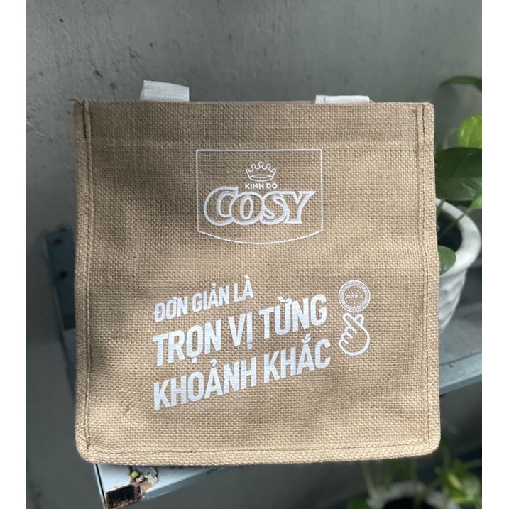 Túi xách sợi cói nữ sz 30x 30x 10