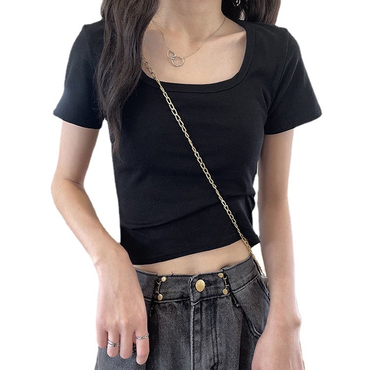 Áo thun NRVP ngắn tay dáng ôm thời trang cho nữ