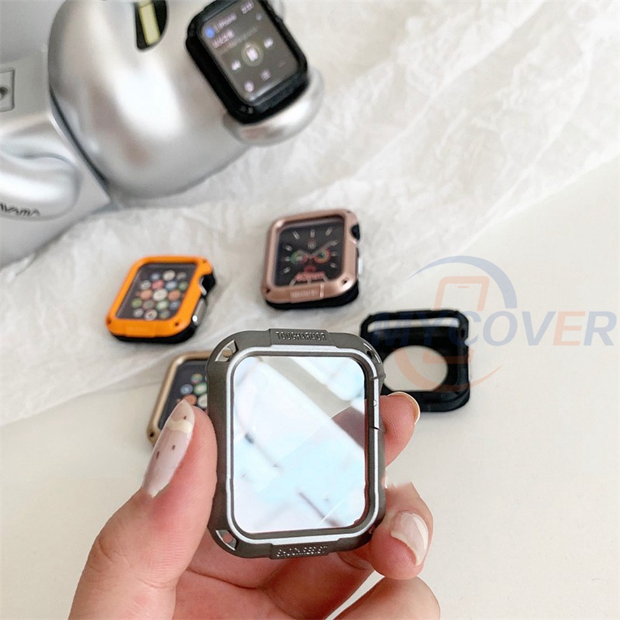 Ốp Bảo Vệ Bằng Silicone Dành Cho Đồng Hồ Thông Minh Series Ultra 8 7 6 SE 5 4 3 2 1 Size 49mm 45mm 41mm 44mm 40mm 42mm 38mm