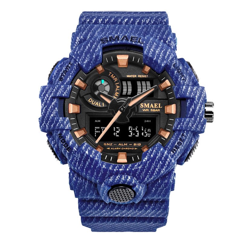 Đồng hồ thể thao nam SMAEL 8001 ⚡ DEAL SỐC ⚡ Đồng hồ đeo tay nam thông minh chống nước đẹp chính hãng
