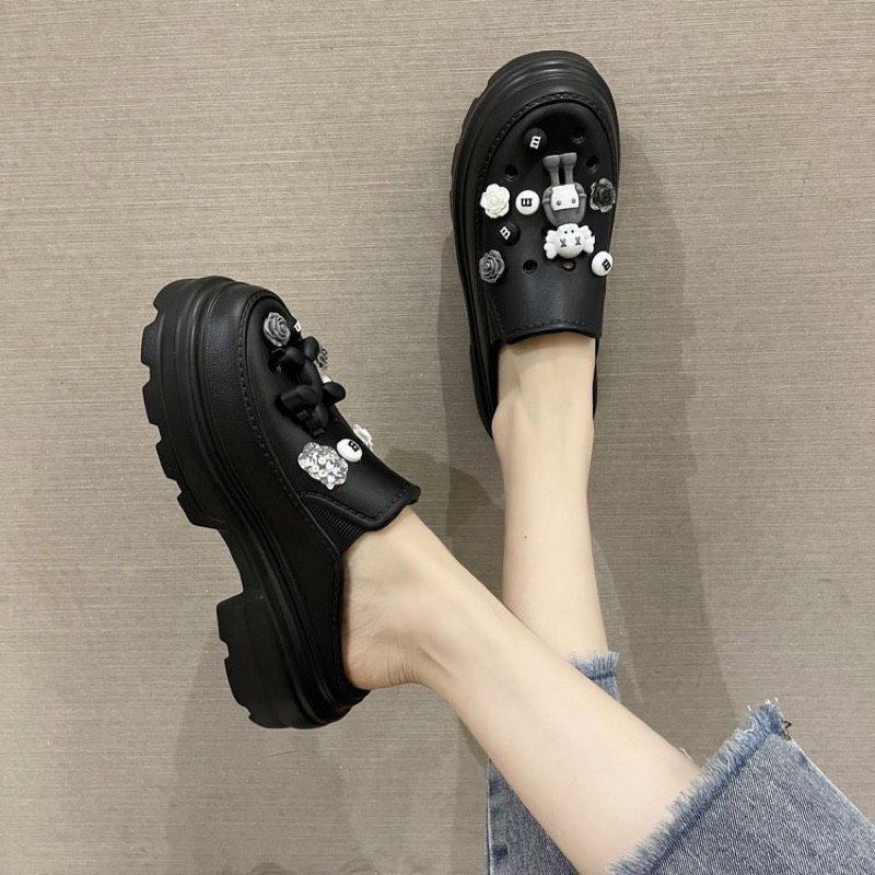 Dép bánh mì - dép sục đế độn tăng chiều cao chất eva siêu nhẹ