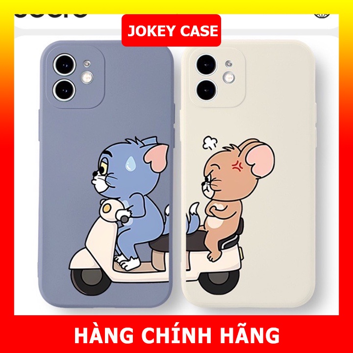 Ốp lưng iphone cạnh vuông tom and jerry 6/6plus/6s/6splus/7/7plus/8/8plus/x/xr/xs/11/12/13/pro/max/plus/promax BVC940