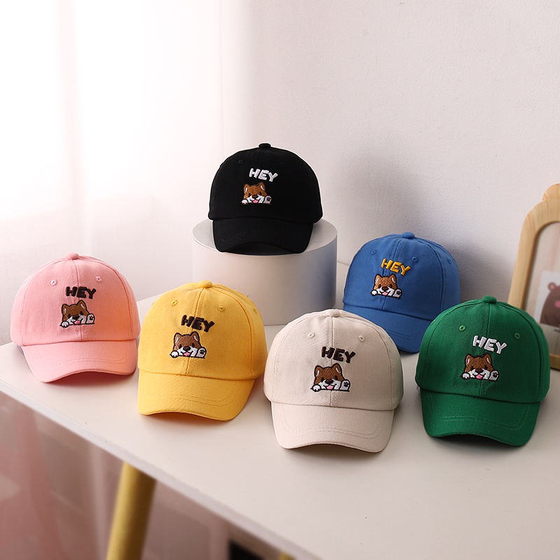 Mũ Lưỡi Trai Thêu Họa Tiết Hoạt Hình Dễ Thương Cho Bé