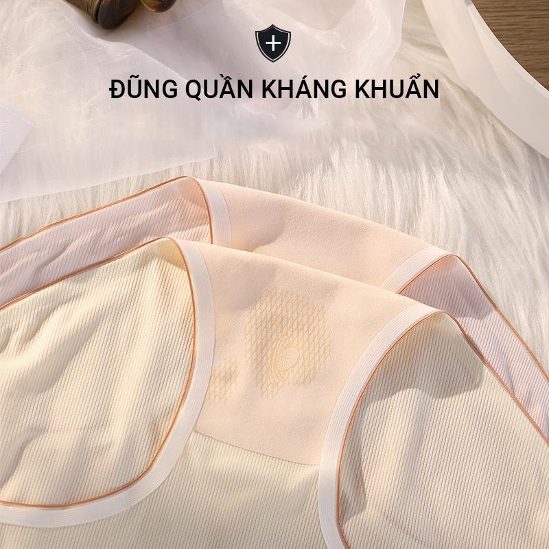 Quần lót nữ Bigsize su lạnh size tới 100Kg, Quần big size su lạnh dập gân siêu mát - Mã N06