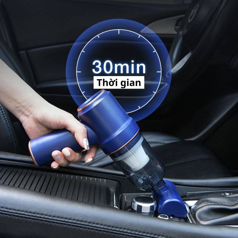 Máy Hút Bụi Xe Hơi Công Suất Lớn Đa Năng Vệ Sinh Các Ngóc Ngách Trong Nhà