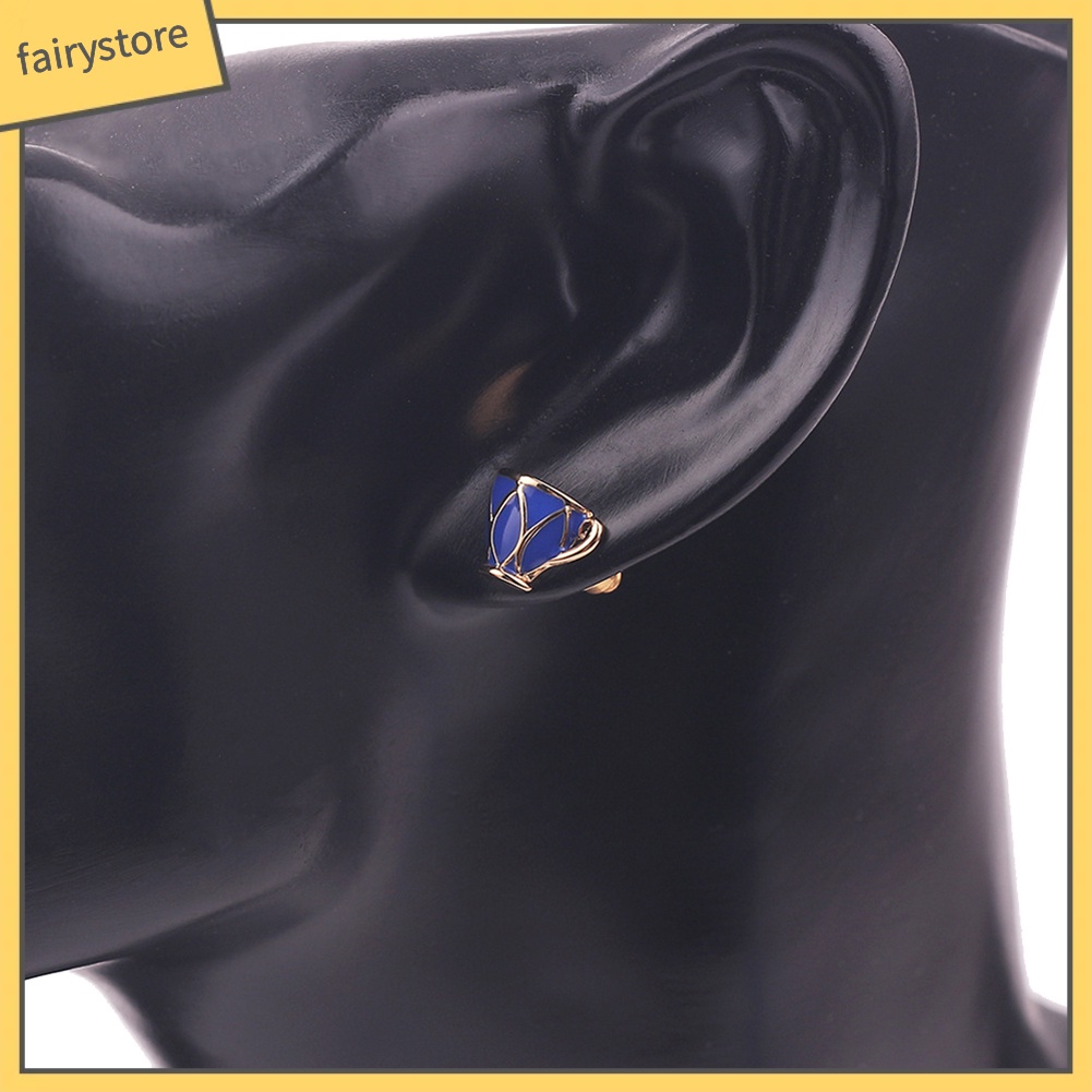 Khuyên Tai Hình Ấm Trà Tráng Men Không Đối Xứng Vintage Fairy1 [Fairy1]