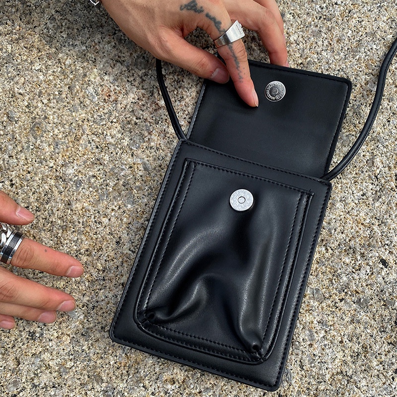 Túi Đeo Chéo Đựng Điện Thoại Đa Năng Phong Cách Hàn Quốc Cho Nam