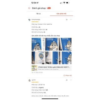 Combo4 size L Tã Quần Enblanc Keep Friend cho bé