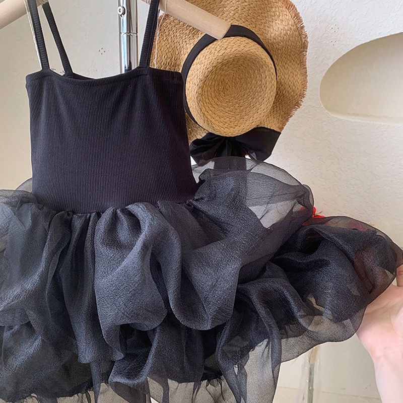 Đầm xòe NNJXD phối vải tuyn thời trang mùa hè công chúa xinh xắn cho bé gái