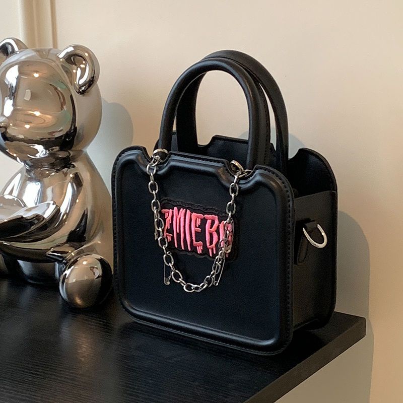 Túi Xách Màu Đen Kích Thước 19x16x7 Thời Trang Dành Cho Nữ