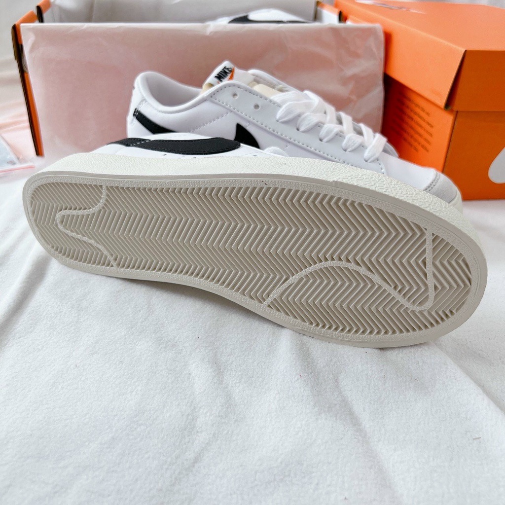 Giày thể thao_Nik,,,e Blazer Mid low Giày sneaker Nam Nữ Trắng Đen Cổ Cao Thể Thao Full Box Bill