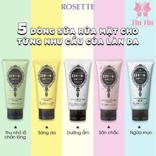 Sữa Rửa Mặt Rosette Nhật Bản 120g ( đủ màu )