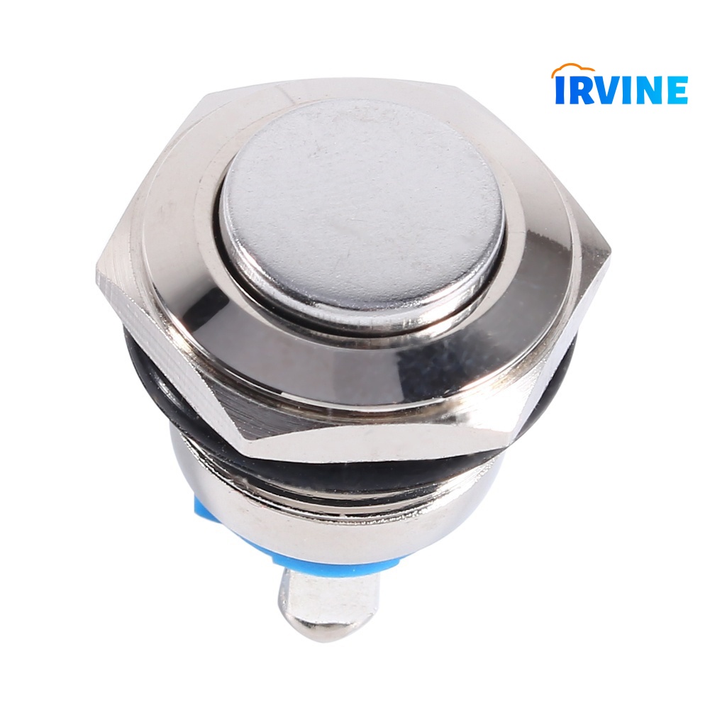 Công Tắc Nhấn / Tắt Còi Xe Hơi Bằng Kim Loại Chống Nước 12V 16mm