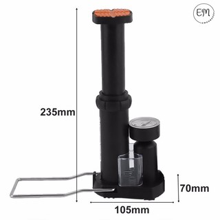 [Flash Sale] Bơm xe đạp, bơm xe máy đạp chân mini siêu nhẹ