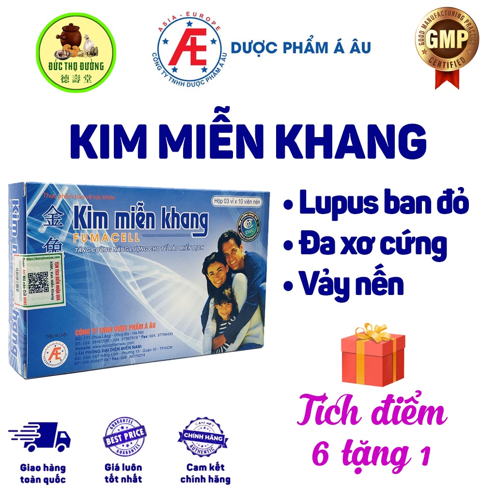 Kim Miễn Khang - Vẩy nến, ban đỏ