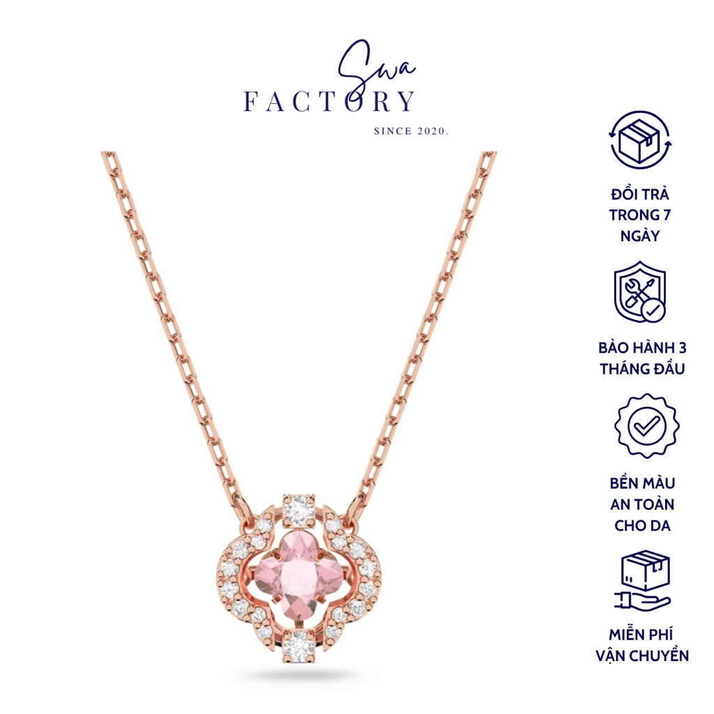 Dây Chuyền Nữ Swarovskii SPARKLING DANCE CLOVER - Đổi trả 7 ngày - BH 3th