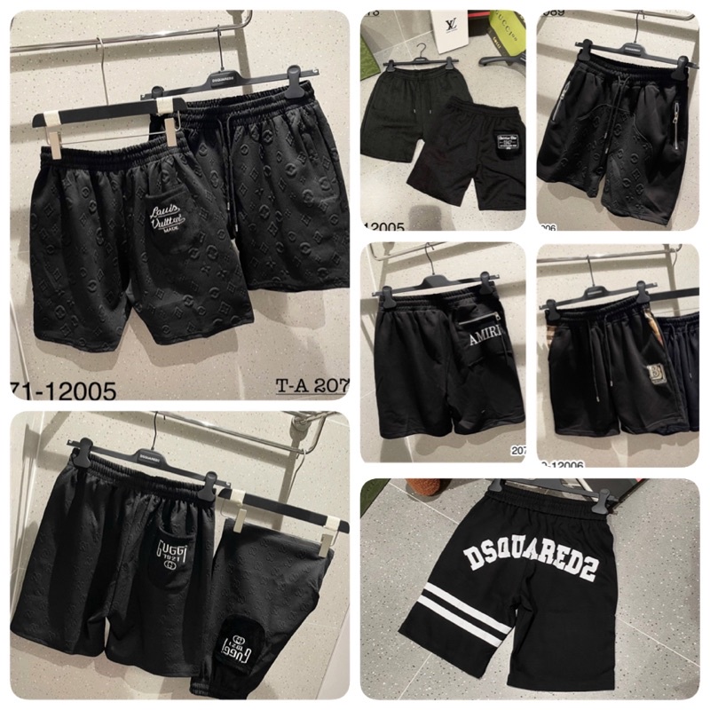 Quần Shorts Nam Nhiều Mẫu Siêu Hot Chất Dày Dặn - Quần Ngố Nam DSQ, GC, LV, DO, AMR Cao Cấp