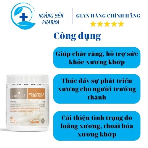 Canxi Bio island cho bà bầu, người trưởng thành-Hoàng Yến Pharma