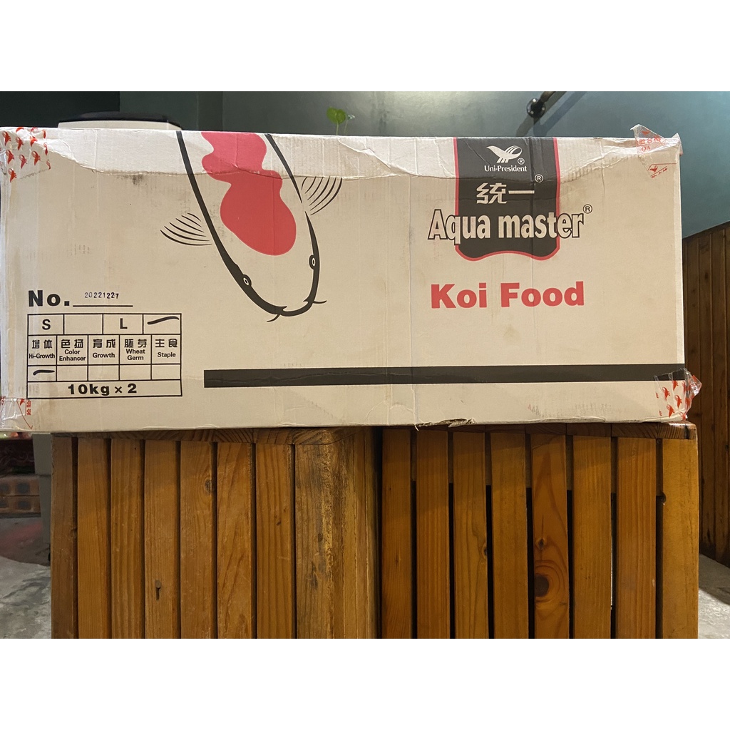 10KG thức ăn mùa đông,mùa hè cho cá Koi -AQUAMASTER-Đài Loan-không làm đục nước-dinh dưỡng-hàng nội địa,an toàn