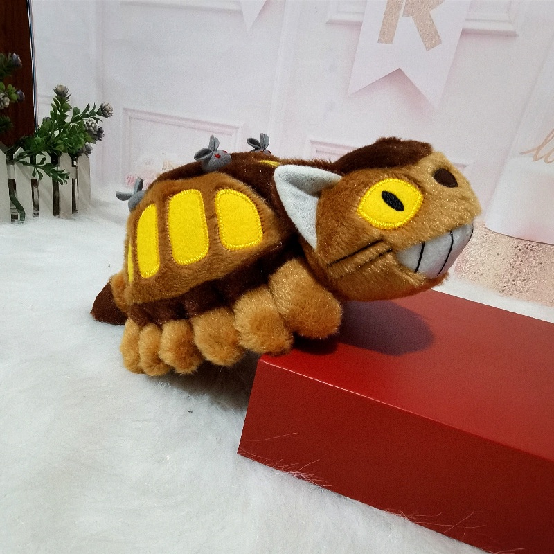 Đồ chơi nhồi bông Hình Mèo Con Hoạt Hình Hayao Miyazaki Tonari No Totoro Mei And The Bus 30cm Làm Quà Tặng Cho Bé