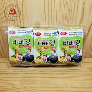 Rong biển miếng ăn liền cuộn cơm cho bé Baby Kim bịch 3 gói (BarbeKim)