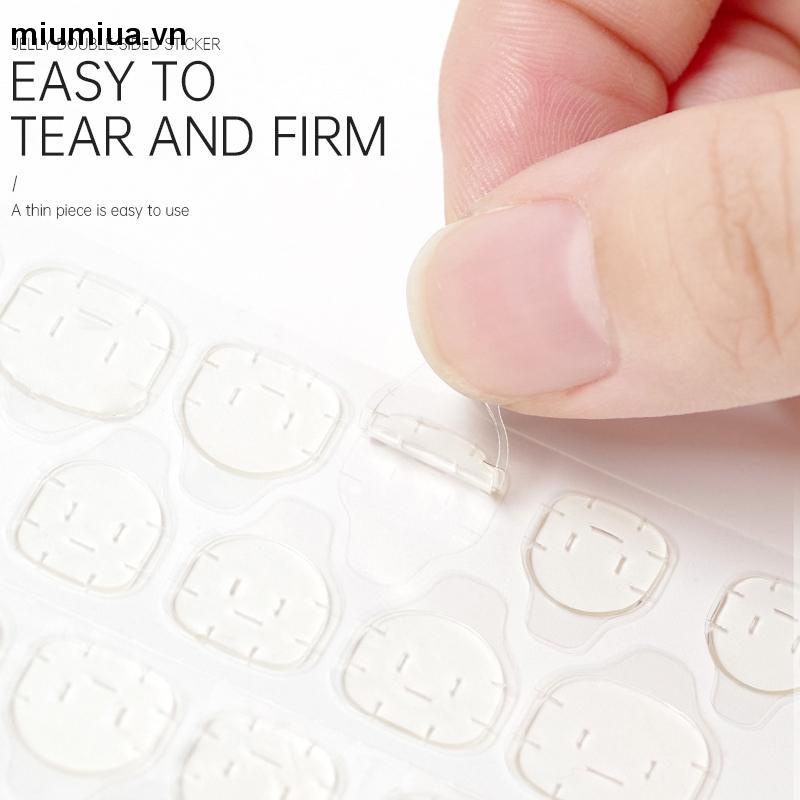 miumiuaBộ 24 Miếng Dán Móng Tay Bằng Silicone Chất Lượng Cao