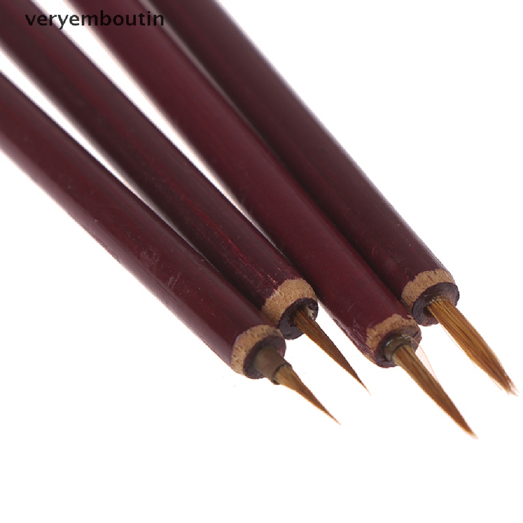 Cọ Vẽ Móng Nghệ Thuật Tay Cầm Bằng Tre