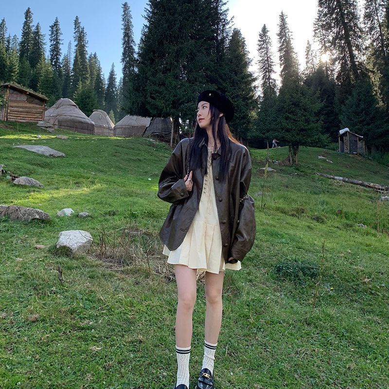 Đầm Dài Tay Dáng Ôm Phong Cách Pháp Cổ Điển Thời Trang Mùa Thu Hàng Mới Dành Cho Bạn Nữ YF54