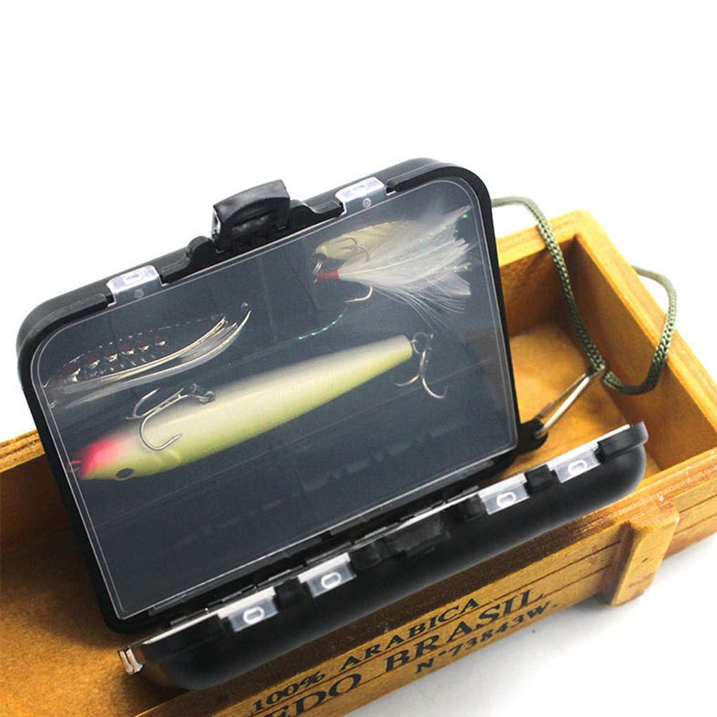 Bộ 2 Hộp Đựng Mồi Câu Cá Bằng Nhựa PVC Có Nắp Đậy Tiện Dụng