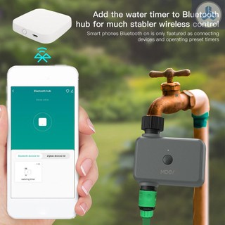Intelligent Tuya APP BT Water Timer Rain Delay Programmable Irrigation Timer with Automatic and Manual Watering Hub Required Compatible with  B130