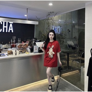 ÁO PHÔNG TRÙM MÔNG THỎ ĐÍNH ĐÁ  NỔI CÁ TÍNH