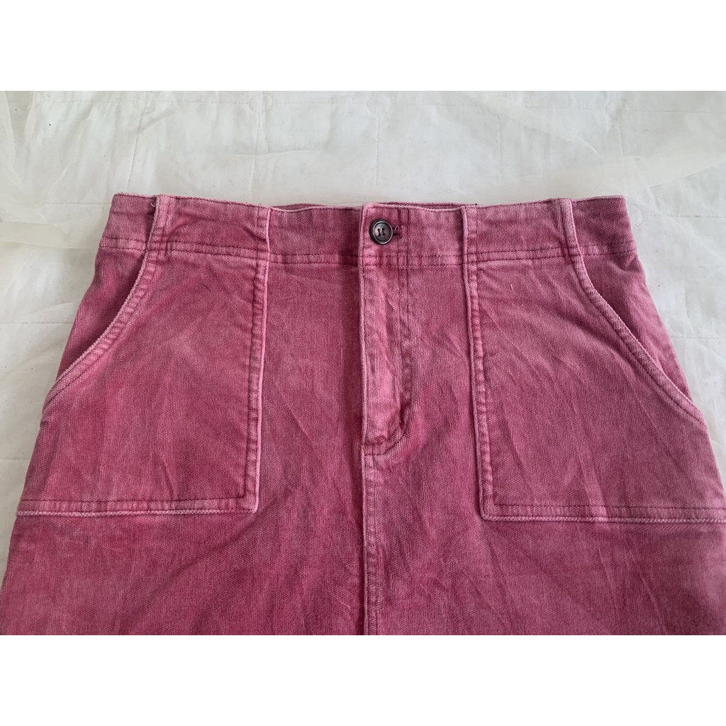 Chân váy bút chì V874 dáng ôm size lớn chất vải nhung co giãn 2hand Nhật si tuyển ảnh thật