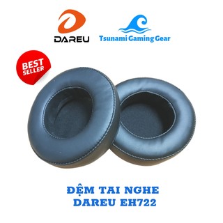 Ốp tai nghe DareU EH722s/ DareU EH722X Black - Hàng chính hãng