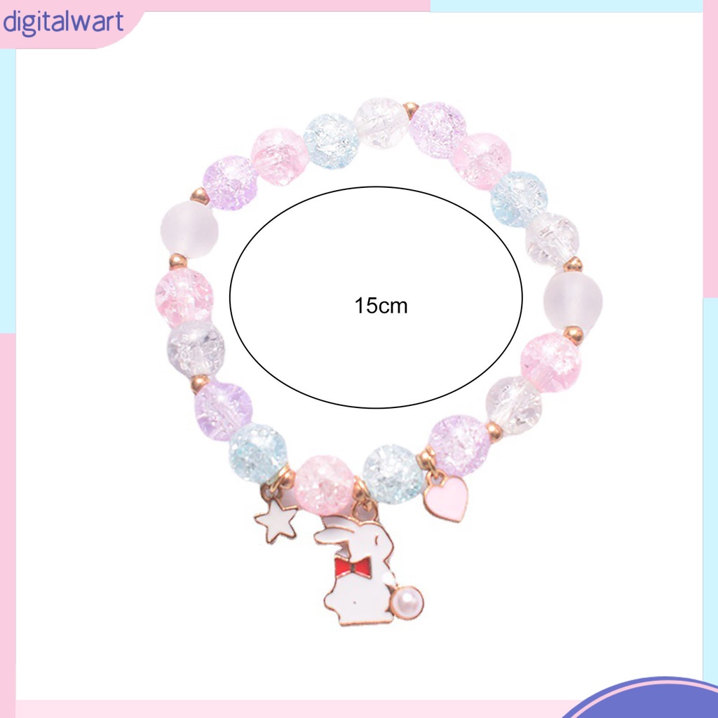 Vòng Tay Chuỗi Hạt Pha Lê Nhân Tạo Co Giãn Chống Rơi Thời Trang Cho Nữ