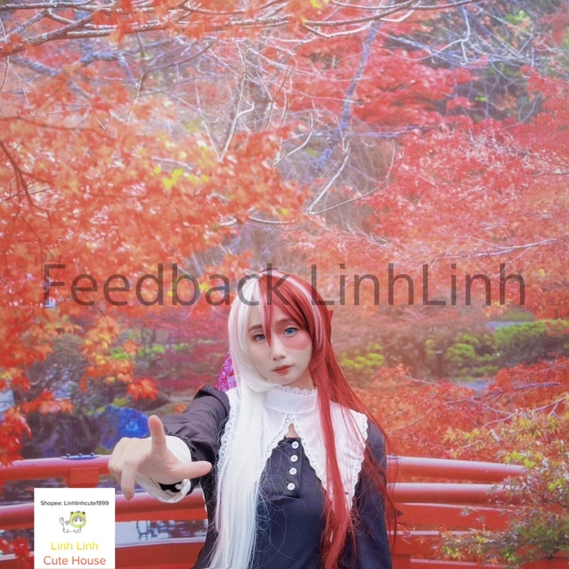 Lens Cosplay Todoroki Shoto 2 Màu