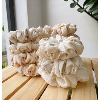 Cột tóc Scrunchies handmade họa tiết xinh xắn
