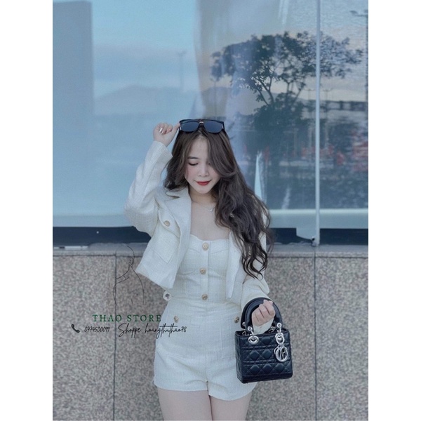 ⚠️ 𝐀̉𝐍𝐇 𝐓𝐇𝐀̣̂𝐓 - TÚI D da lì tag bạc sz17 2 dây