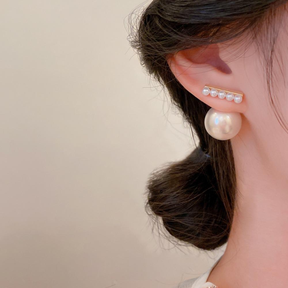 Bông Tai Hình Hoa Cymophane Hai Chiều Phong Cách Vintage Sang Trọng Cho Nữ