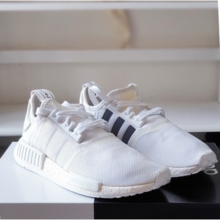 Giày -Adidas NMD R1 White Black, size 40, real 2hand