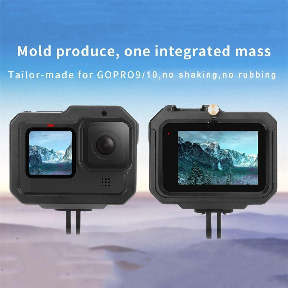 Khung Gắn Máy Quay Hành Trình GoPro Hero 1 / 4 Lỗ Màu Đen Siêu Bền Tiện Dụng Ốp