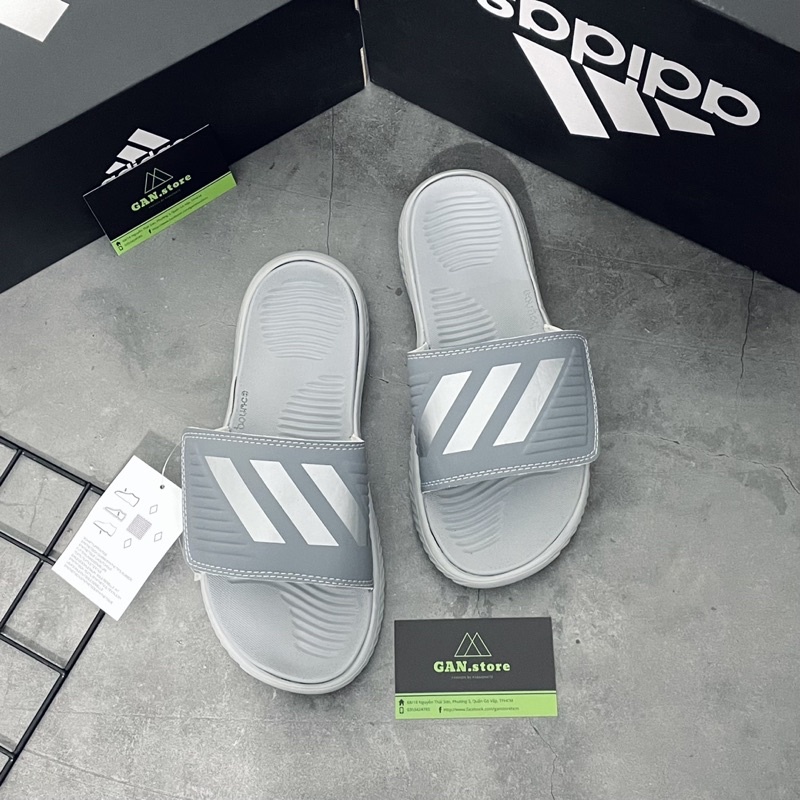 Dép Adidas Alphabounce Đen Full - Dép quai ngang chất, chuẩn, xịn