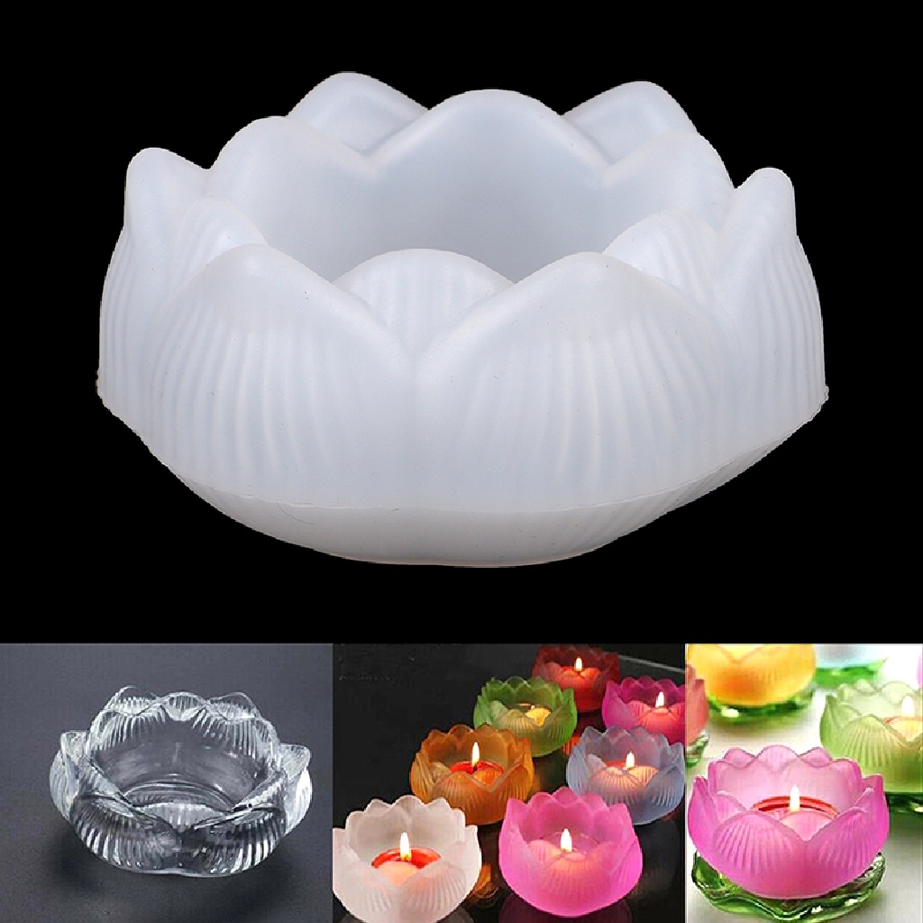 1 Khuôn Silicon Làm Gạt Tàn Thuốc Hình Hoa Sen DIY