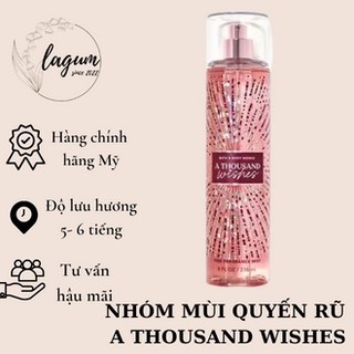 Xịt thơm bodymist cơ thể BathandBodyworks chính hãng Mỹ