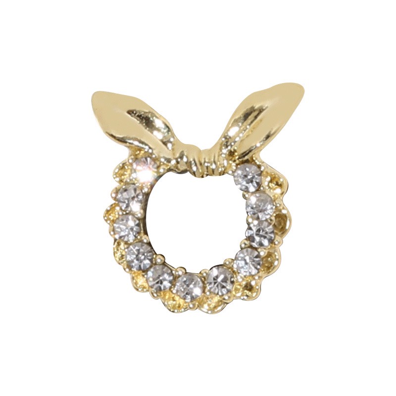 Charm nail, charm nơ, đá, thỏ, hoa phụ kiện trang trí móng tay