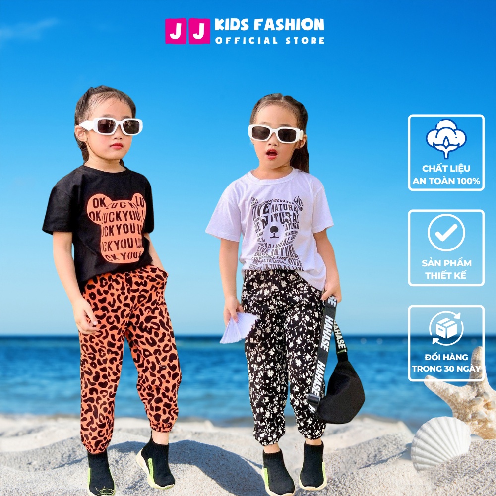 Đồ bộ bé gái cho bé hình hoạt hình dễ thương, thoáng mát - JJ Kids