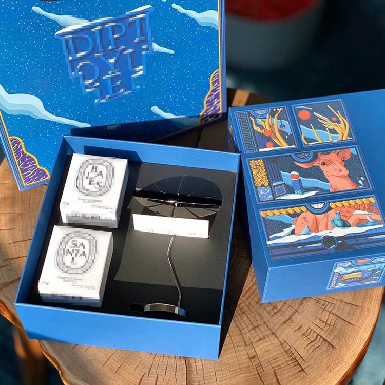 Hộp Quà Nến Thơm 5 Nến Thơm Kèm Hộp Quà Tặng Mùa Thu Giới Hạn diptyque Dipptyque