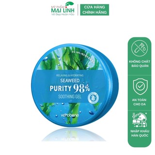 Gel Dưỡng Ẩm Rong Biển Verobene Seaweed Putity 99% Soothing Gel 300g