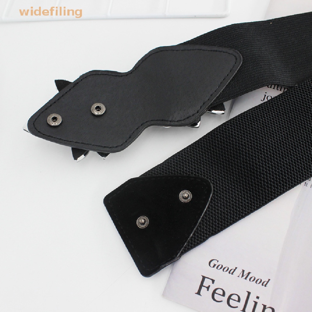 Thắt Lưng Co Giãn Bản Rộng Đính Đá Hình Hoa Hồng Cho Nữ